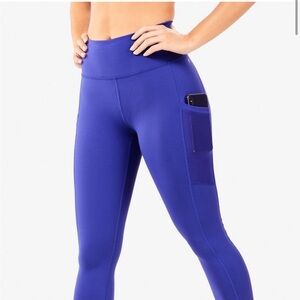 Fabletics Powerhold Pocket Leggings in Blue